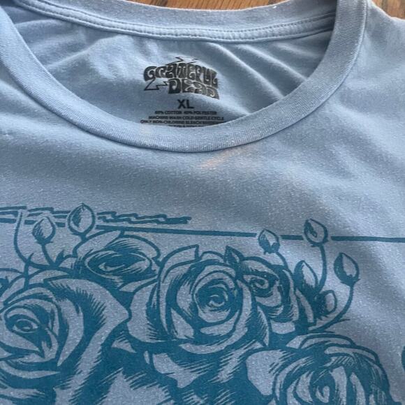 Grateful Dead Bertha Winter Land Arena '72 Mens Medium Folk Rock Blue Tee-XL - Picture 6 of 7